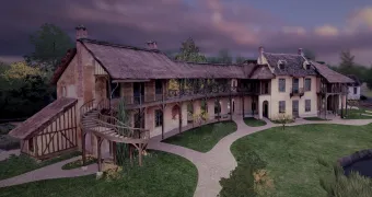 virtual view of the Queen's house in Marie-Antoinette's estate