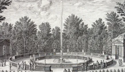Versailles, “capital” of the kingdom, 1682