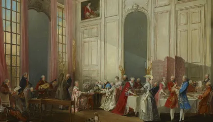 Visit from the child Mozart, 1763-1764