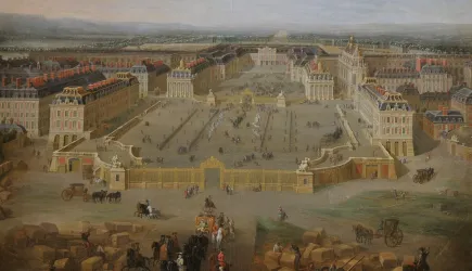 The Court returns to Versailles, 1722