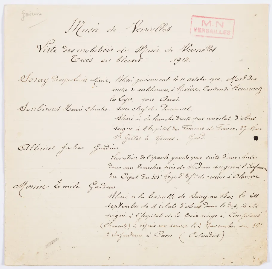 List of museum attendants