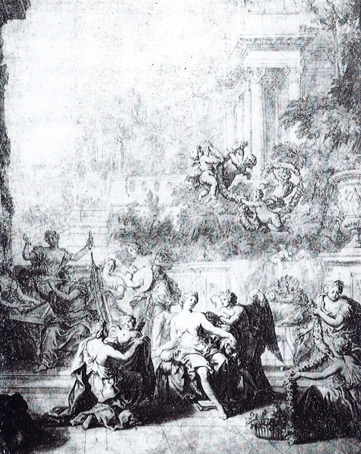 La toilette de Vénus, drawing La toilette de Vénus, drawing