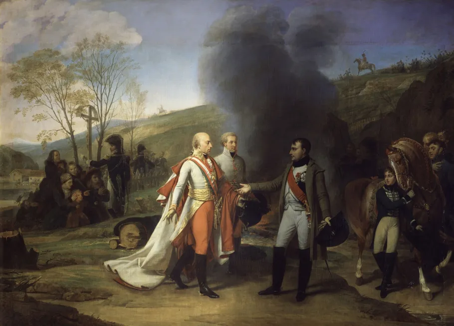 Interview between Napoleon I and the Emperor of Austria in Moravia, 4 December 1805