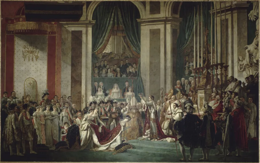 Coronation of Napoleon and Josephine at Notre Dame, 2 December 1804