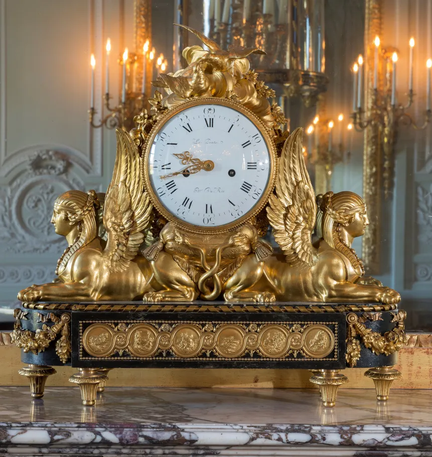 Sphinx clock in the Petit Trianon