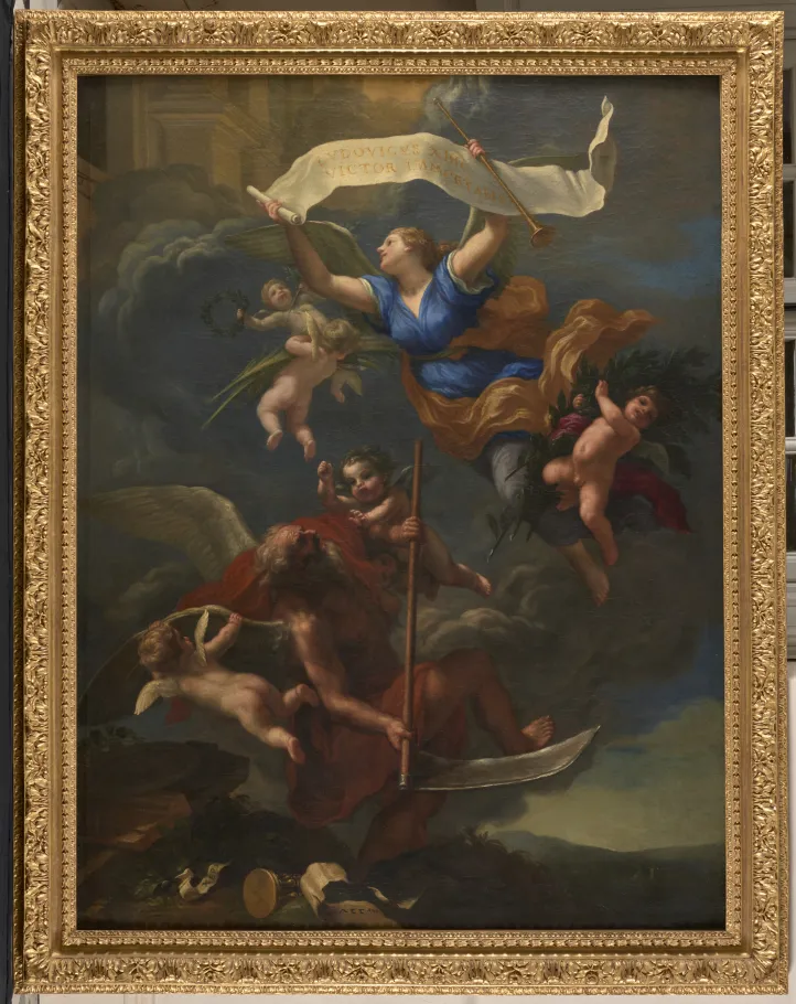 The Glory of Louis XIV Triumphing over Time, by Baldassare Franceschini