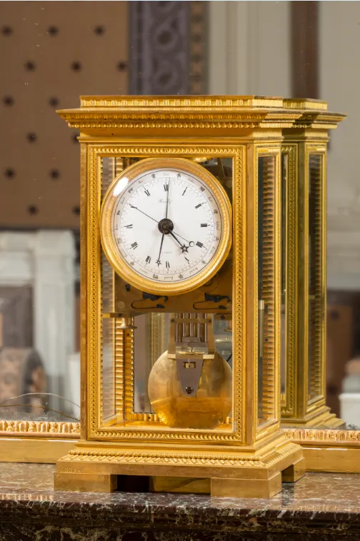 Pendulum cage clock in the Grand Trianon