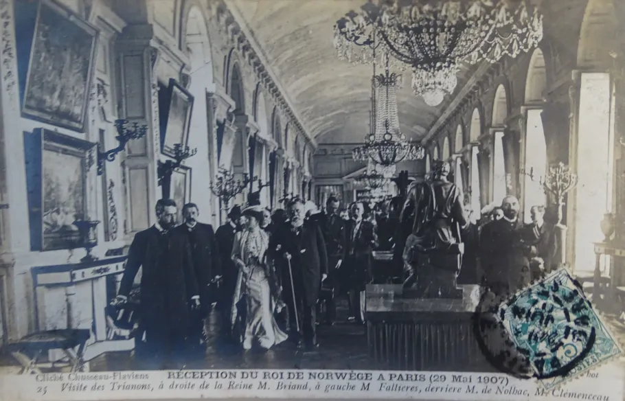 Reception of the King of Norway in Paris (29 May 1907)- Trianons visit Reception of the King of Norway in Paris (29 May 1907)- Trianons visit